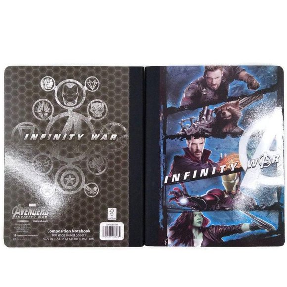 Marvel Infinity War Avengers Notebooks Lot of 2 - Picture 3 of 4